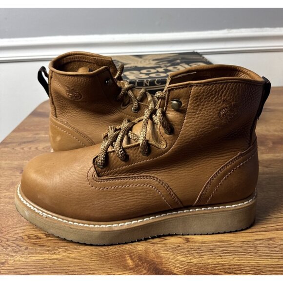 GEORGIA BOOT WEDGE 6" SOFT TOE MEN'S SIZE 12 W WORK BOOTS G6152 - Picture 4 of 9